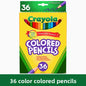 Matite Colorate Cancellabili Crayola, Confezione da 12, 36, 48 Pezzi, Set di Matite Pre-Affilate per Colorare e Disegnare, per Bambini, Studenti e Materiale Scolastico