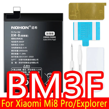 NOHON Batteria Per Xiaomi Mi 10 9 8 11T Pro 10T 11 Lite 12 12S 12X 13 6 5 MAX MIX 4 3 2 2S BM4R BM53 BM55 BM58 BM59 BP42 Batteria