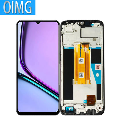 6.6 "Schermo Per OPPO Realme NOTE 60 Display LCD Originale Con Telaio Touch RMX3933 Pannello Digitizer Parti di Ricambio