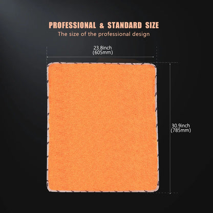 SPTA 1 Pezzo Asciugamano in Microfibra Arancione Altamente Assorbente per Auto, Panno Grande Anti-Graffio per Lavaggio Auto 60,5*78,5 cm