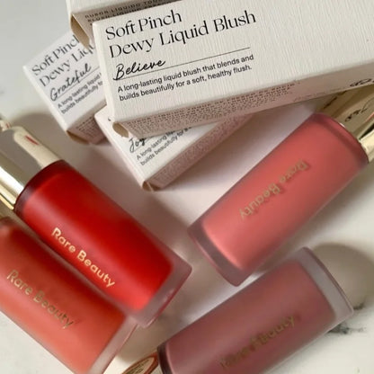 Rare Beauty Soft Pinch Tinted Lip Oil, Lip Gloss Delight, Hope, Happy, Wonder, Blush Liquido, Cosmetici per Viso e Occhi