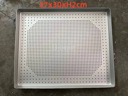 Stampo rettangolare per pane e torte, teglia da forno antiaderente, teglia rettangolare per pasticceria, teglia da cucina con fori per biscotti, utensili da forno, strumenti per panetteria.