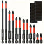 5-60PCS PH2 Set di punte per avvitatore a percussione Set di cacciaviti a croce magnetici Set di punte per trapano a percussione Vite Cacciavite a croce antiscivolo in acciaio legato