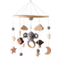 Carillon girevole per neonati Culla Imitazione Colore legno Appeso Sonaglio Bambino Lenitivo Giocattoli musicali 0-12 mesi Regalo per bambini
