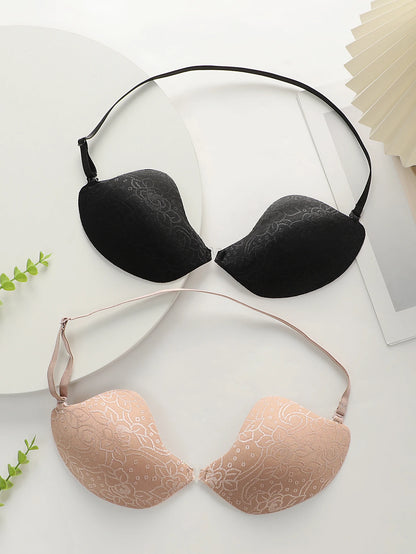 Reggiseno da donna staccabile con cinturino sul petto invisibile raccolto abiti da sera adesivi senza cuciture e braissere per feste JB2511