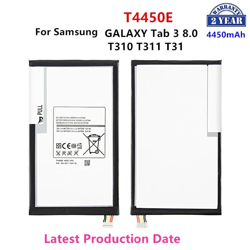 Brand New Tablet T4450E Batteria 4450mAh Per Samsung Galaxy Tab 3 8.0 ''T310 T311 T315 SM-T310 T3110 E0288 E0396