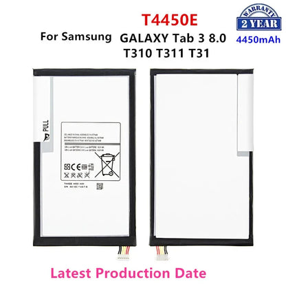 Brand New Tablet T4450E Batteria 4450mAh Per Samsung Galaxy Tab 3 8.0 ''T310 T311 T315 SM-T310 T3110 E0288 E0396