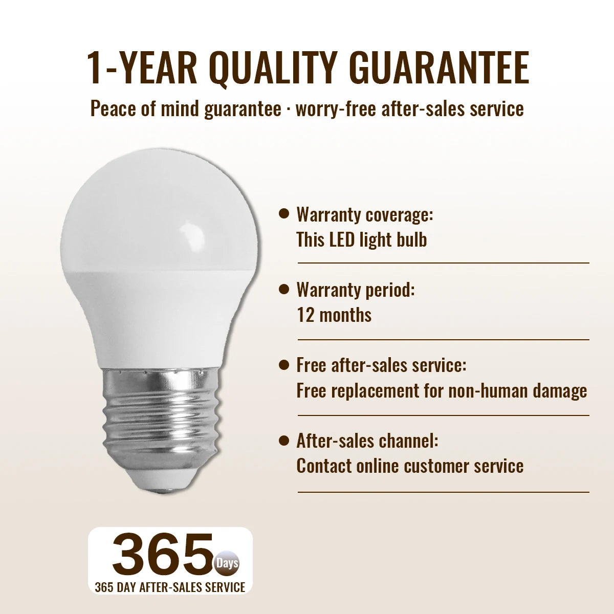 Lampadina LED G45 a spettro completo con attacco E14 E27, indice di resa cromatica CRI90, protezione per gli occhi, lampadina decorativa per illuminazione ambientale interna