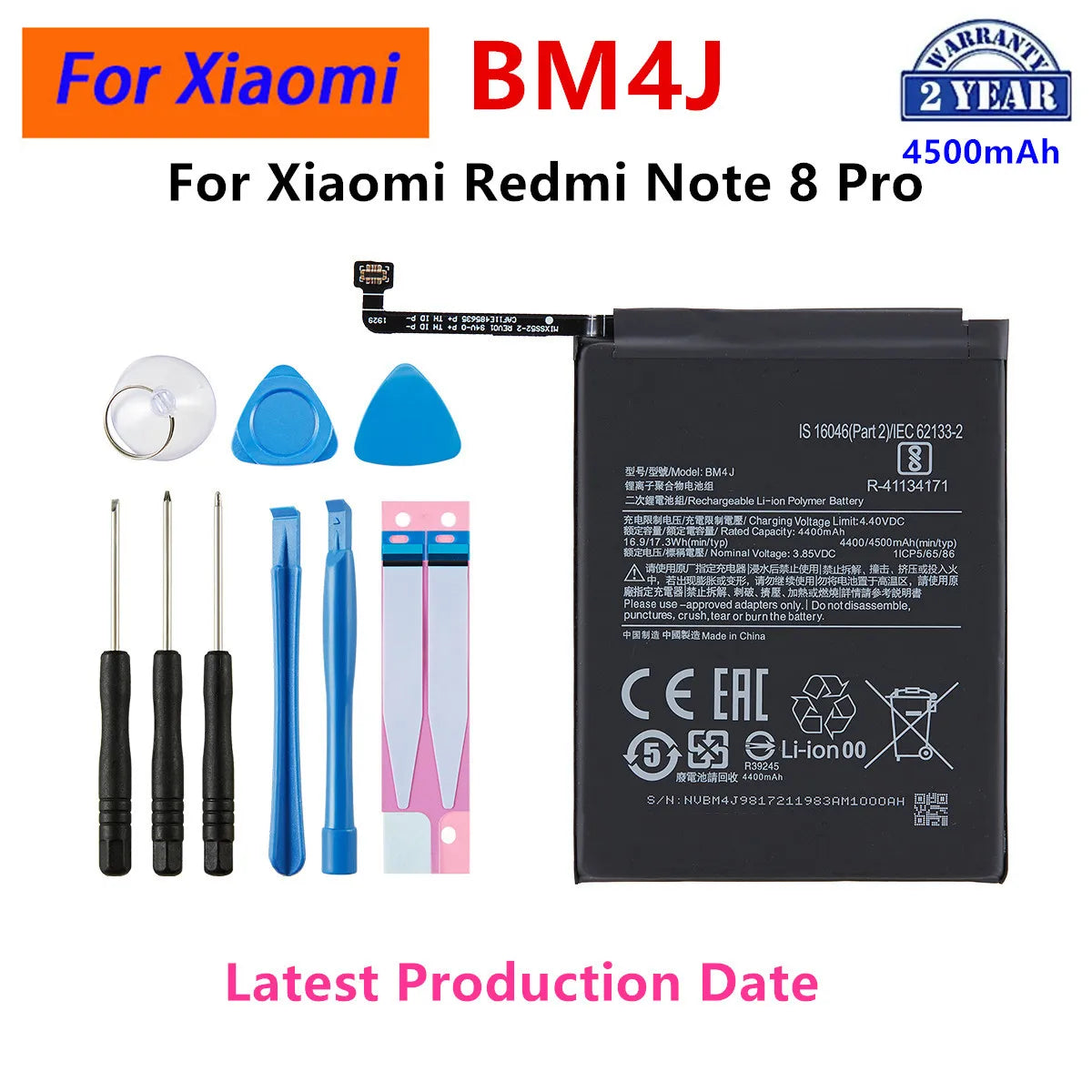 100% originale BM4P BM4S BM4Y BN53 BN59 BM4J BN63 BM56 BM57 BM5D BM4U BN5A batteria per Xiaomi Redmi K50 Pro/K40 5G/K40 Pro/K30