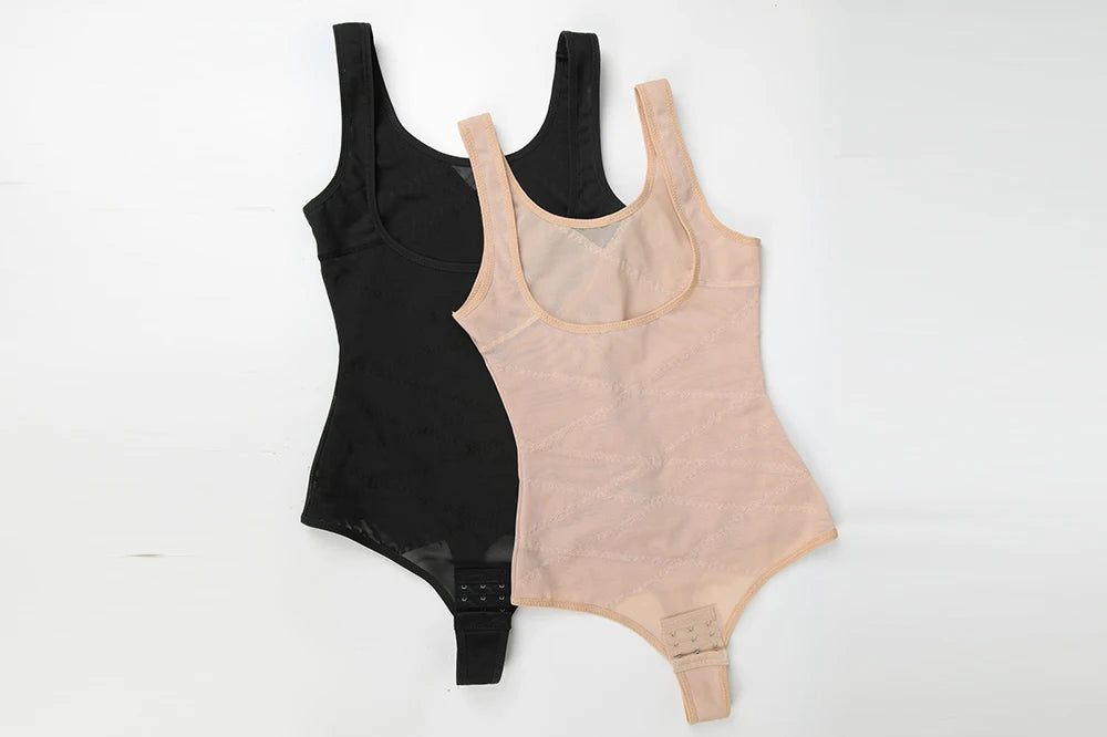 Perizoma in rete Body Shapewear Donna Nuovo Shaper per tutto il corpo Vita sottile Tummy Control Intimo Pancia piatta Corsetto sottoseno