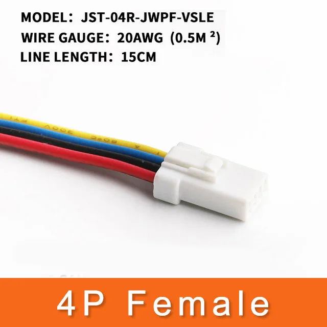 1 Set JST Automobile Auto Connettore Impermeabile 2/3/4/6/8Pin Maschio e Femmina Cablaggio Presa con 15 CM Filo 0.6 MM JST02T/02R-JWPF