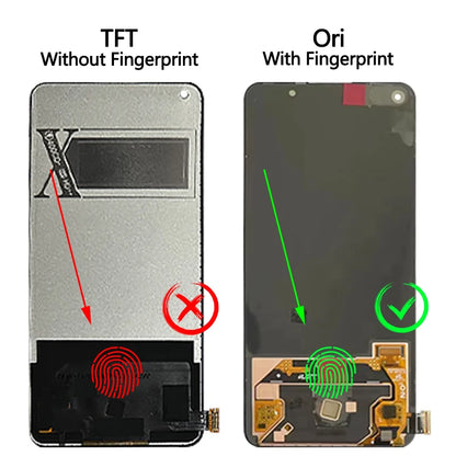 Display LCD AMOLED da 6,62 pollici nuovo per Oppo Realme GT Neo2 RMX3370 + pannello touch digitalizzatore assemblato Realme GT Neo 2 LCD con telaio