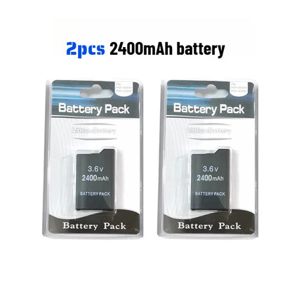 Batteria di Ricambio al Litio 3600/2400mAh per Console di Gioco Portatile PSP2000, Compatibile con PS Lite PSP-2PSP-3004