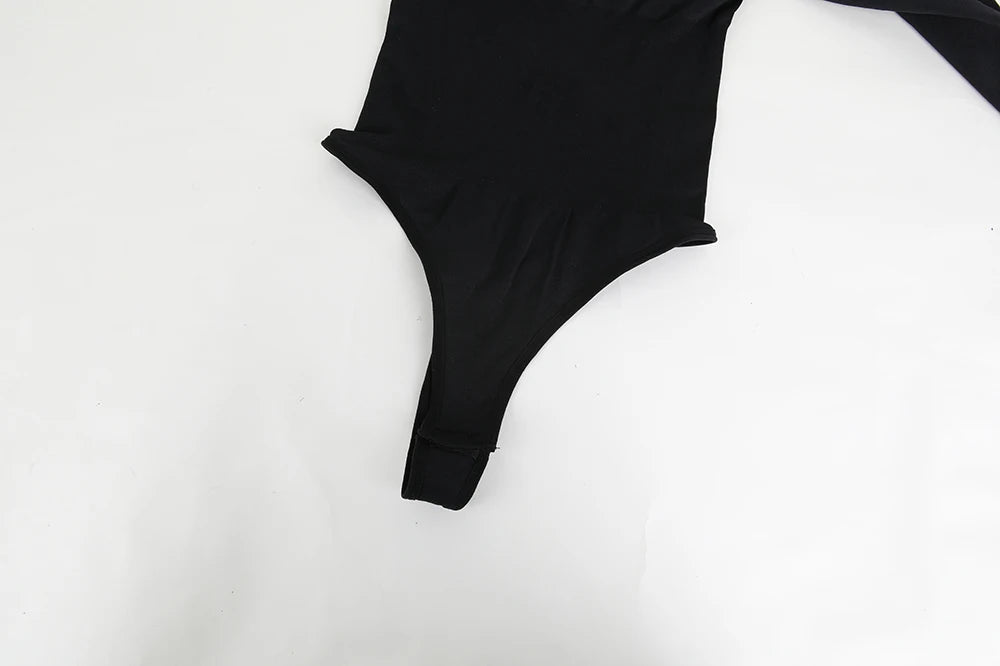 Body a maniche lunghe Perizoma Shapewear Donna New Slim Tummy Control Intimo Pancia Sottoseno Corsetto Abbigliamento femminile Autunno