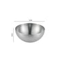 Ciotole per insalata di frutta in acciaio inossidabile spesso 15 cm/20 cm/25 cm Zuppa di riso Noodle Ramen Ciotola Ciotole per miscelazione Contenitore per alimenti Stoviglie da cucina