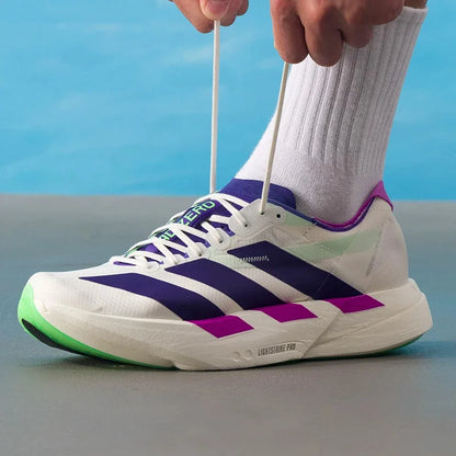 Scarpe da corsa da uomo Adidas Authentic – Adizero Pro 4, scarpe sportive da maratona con sistema di ammortizzazione JR1656.