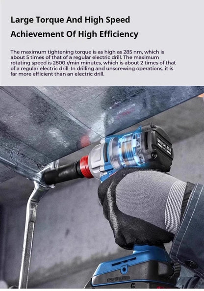 Bosch GDX 18V-285 Avvitatore/Chiave a percussione a batteria Utensili elettrici professionali Bosch AmpShare 18V Strumento di impatto 1/4" Drive esagonale