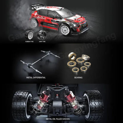 MJX HYPER GO 1/14 14304 14303 60KM/H Auto da Corsa RC Fuoristrada ad Alta Velocità con Trazione Integrale e Motore Brushless 2.4G, Regalo per Ragazzi