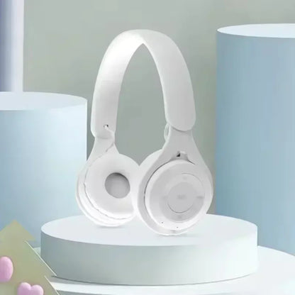 Cuffie Bluetooth Hi-Fi Wireless Over-Ear con Microfono e Riduzione del Rumore, Comode per Viaggi e Uso Domestico