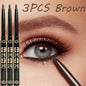 1-12 Pezzi Matita Eyeliner Nera Impermeabile, Anti-sbavatura, Applicazione Facile con Rotazione, Gel Occhi per Trucco Occhi Audace Stile Punk Adatto ai Principianti