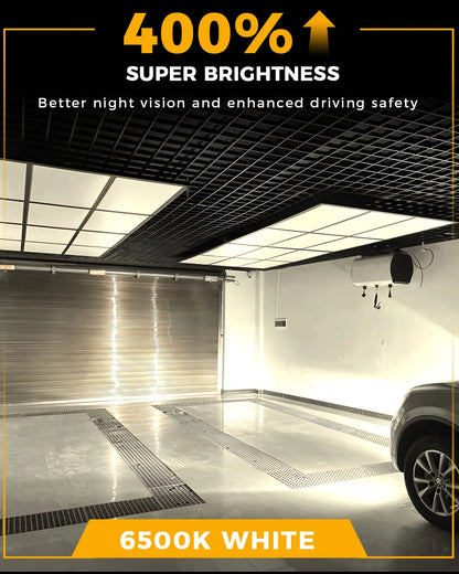 BMTxms 2PCS H27 881 H27W H27W2 LED Fendinebbia 20000LM 40W Per Hyundai Ssangyong Daewoo KIA Lampadina per auto 6500K Bianco 3000K Giallo