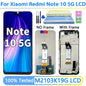 6.5 ''Per Xiaomi Redmi Nota 10 Note10 5G Display LCD Touch Screen Digitizer Assembly M2103K19G M2103K19C LCD di Ricambio