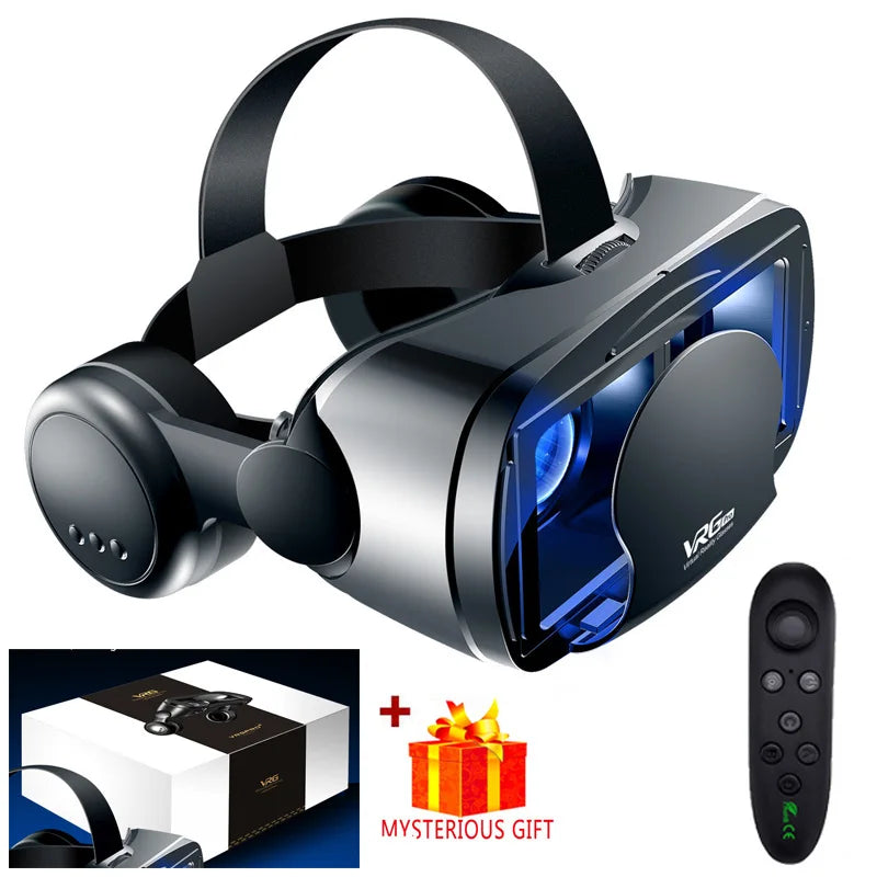 VRG Pro Realtà Virtuale Occhiali VR Dispositivi per cuffie Viar 3D Occhiali per casco Lenti Smart per Smartphone Cellulare Set di giochi per dispositivi mobili