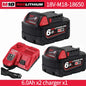 Nuova Batteria Milwaukee M18 8.0Ah ad Alta Potenza 18V Ricaricabile agli Ioni di Litio per Utensili Elettrici Cordless Milwaukee M18 Batteria 8Ah