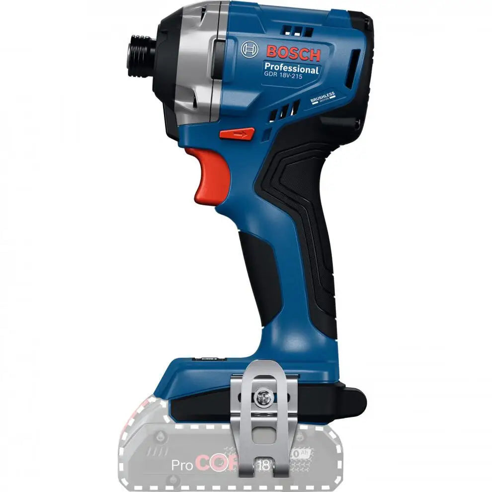 Bosch GDR 18V-215 Avvitatore a percussione senza spazzole a batteria Cacciavite elettrico a coppia elevata per impieghi gravosi Utensili elettrici professionali