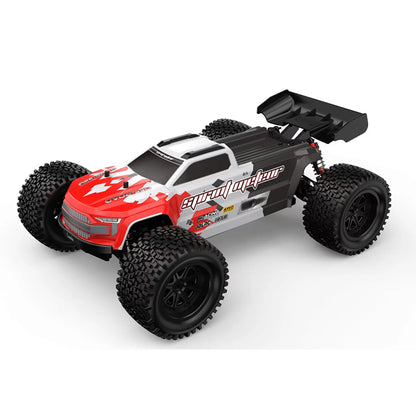1002 1/10 90KM/H Camion da corsa elettrico telecomandato ad alta velocità 4x4 RC Modello di auto Ammortizzatore riempito di olio in metallo Senza batteria