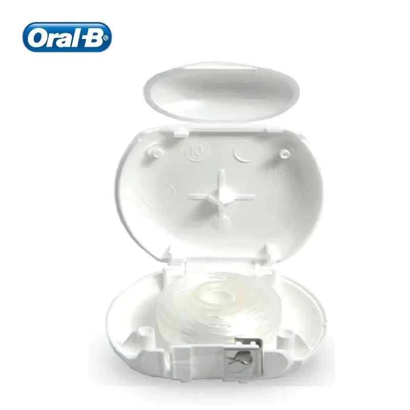 Filo Interdentale Oral B Essential Senza Cera, 2 Confezioni da 50m Ciascuna, per Pulizia Interdentale e Cura delle Gengive