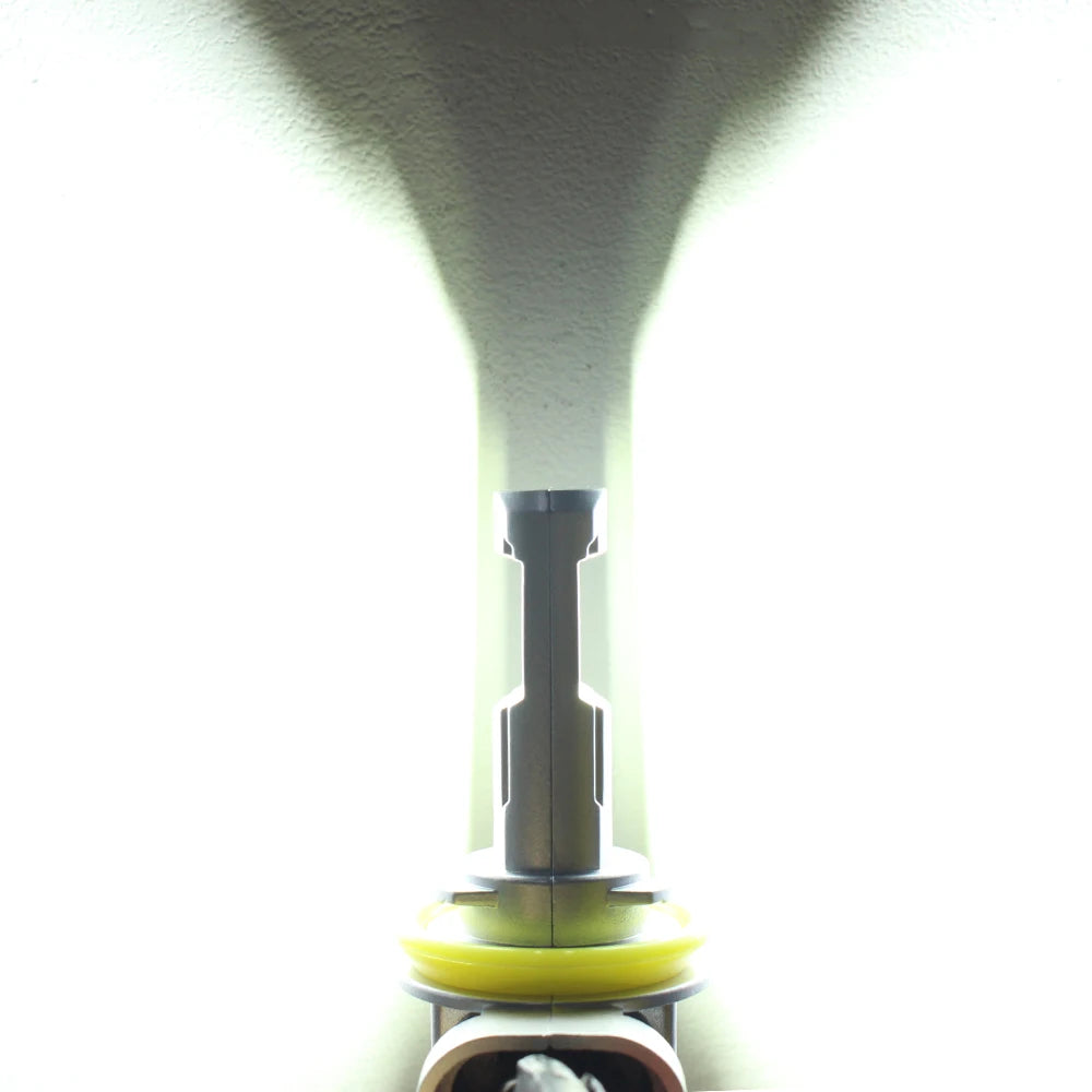 BMTxms 2PCS H27 881 H27W H27W2 LED Fendinebbia 20000LM 40W Per Hyundai Ssangyong Daewoo KIA Lampadina per auto 6500K Bianco 3000K Giallo