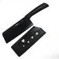 Set di coltelli da cucina, compresi coltello da chef, mannaia e coltello da frutta, con ceppo portacoltelli, adatto per sbucciare carne e verdure