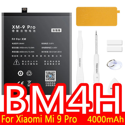 NOHON Batteria Per Xiaomi Mi 10 9 8 11T Pro 10T 11 Lite 12 12S 12X 13 6 5 MAX MIX 4 3 2 2S BM4R BM53 BM55 BM58 BM59 BP42 Batteria