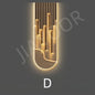 Lampada da parete moderna a LED di lusso Decorazione domestica Luce murale astratta Corridoio Soggiorno Lustro Pittura sospesa di fascia alta