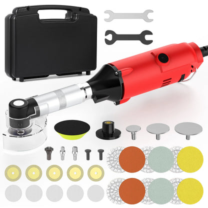 Smerigliatrice Elettrica a 1500 RPM, 6 Velocità, Strumento per Pulizia Fughe Piastrelle in Ceramica, Lucidatrice per Rimozione Bave e Lucidatura di Superfici in Ceramica e Pietra per Auto