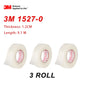 Nastro chirurgico transporoso originale 3M Serie 1527 Nastro ipoallergenico in plastica porosa trasparente resistente all'acqua