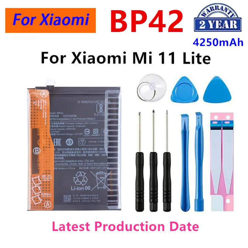 100% originale BM4M BM4N BM4Q BM4R BM55 BM4V BM52 BM4K BM4H BM4F BP42 BN61 BN62 batteria per Xiaomi Mi 11 Lite/11 Pro/11 Ultra