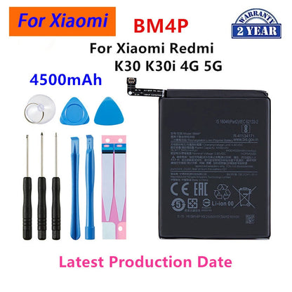 100% originale BM4P BM4S BM4Y BN53 BN59 BM4J BN63 BM56 BM57 BM5D BM4U BN5A batteria per Xiaomi Redmi K50 Pro/K40 5G/K40 Pro/K30