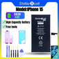 Batteria StellarXcell Ultra per iPhone, Spedita dalla Germania, per iPhone 7 8 X XR XS XSMAX 11 12 13 14 15 Mini Plus Pro Promax, Batteria ad Alta Capacità, Batteria di Alta Qualità, Batteria Sostitutiva per iPhone con Stru