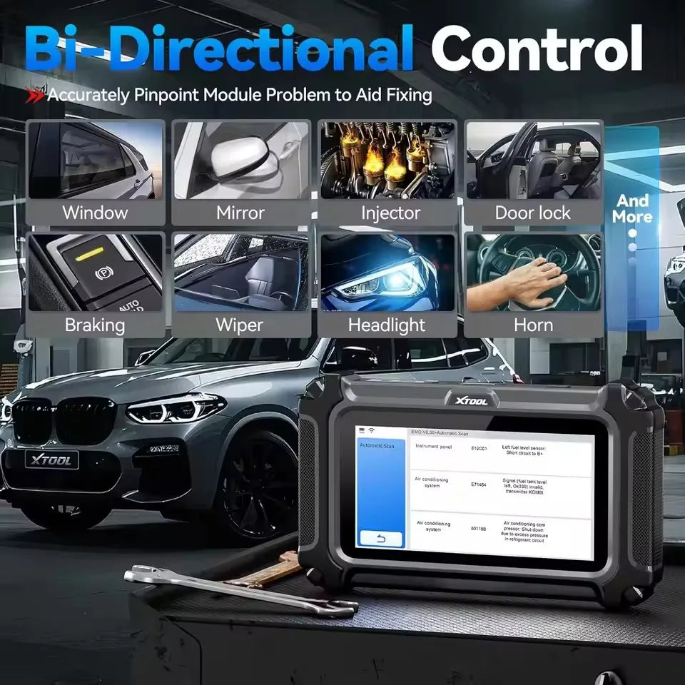 XTOOL InPlus IP500 per BMW, Aggiornamento Gratuito a Vita, Scanner Diagnostico Auto IP500, Test Attivo ECU, Scanner OBD2 per Tutti i Sistemi BMW, Mini, Rolls Royce, Strumenti Diagnostici Auto, 23+ Servizi, Lettore di Codici