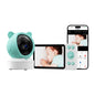 Danmini 2.4G 5 pollici Baby Monitor Tuya App Telecomando 1080P Videocamera Video Citofono bidirezionale Rilevazione movimento Monitor wireless