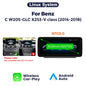 Mekede, schermo da 12,3 pollici, risoluzione 2K, sistema di navigazione GPS con CarPlay e Android Auto, autoradio multimediale con sistema operativo Linux per Mercedes Benz C W205, GLC X253, Classe V W447, lettore video 4K.