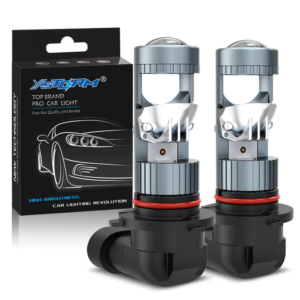 Fari a LED XSTORM H7 con Lente Proiettore 80W 30000LM Lampadine Auto 9005 9006 H11 LED Canbus Lampade per Auto e Moto Plug & Play