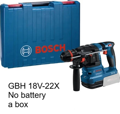 BOSCH GBH18V-22X Martello Perforatore Rotativo a Batteria SDS PLUS, Martello Elettrico Brushless per Lavori Pesanti su Calcestruzzo e Muratura