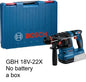 BOSCH GBH18V-22X Martello Perforatore Rotativo a Batteria SDS PLUS, Martello Elettrico Brushless per Lavori Pesanti su Calcestruzzo e Muratura