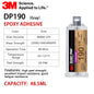 Adesivo Epossidico Originale 3M DP190 Scotch-Weld 50ML Grigio Traslucido 1:1 Colla Strutturale Bicomponente per Metallo e Plastica