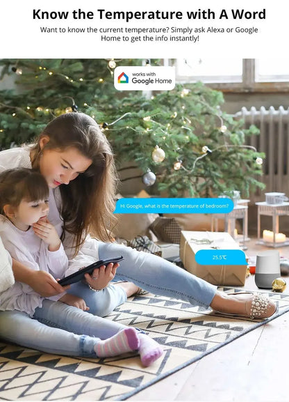 SONOFF SNZB-02P SNZB 02P Sensore Zigbee di temperatura e umidità Sonoff Zigbee Bridge per EWeLink APP Alexa Home Assistant