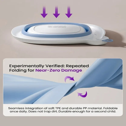 Philips Avent Vaschetta Pieghevole Antibatterica per il Bagnetto del Bambino 4,5L Vaschetta Portatile Resistente alle Cadute per il Bagnetto dei Neonati