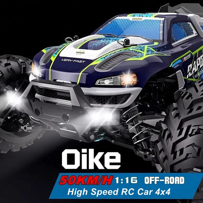 Auto radiocomandata Oike 4WD, fuoristrada 4x4, buggy ad alta velocità, camion super brushless, 50 o 80 km/h, auto da corsa con drift veloce, giocattolo, regalo
